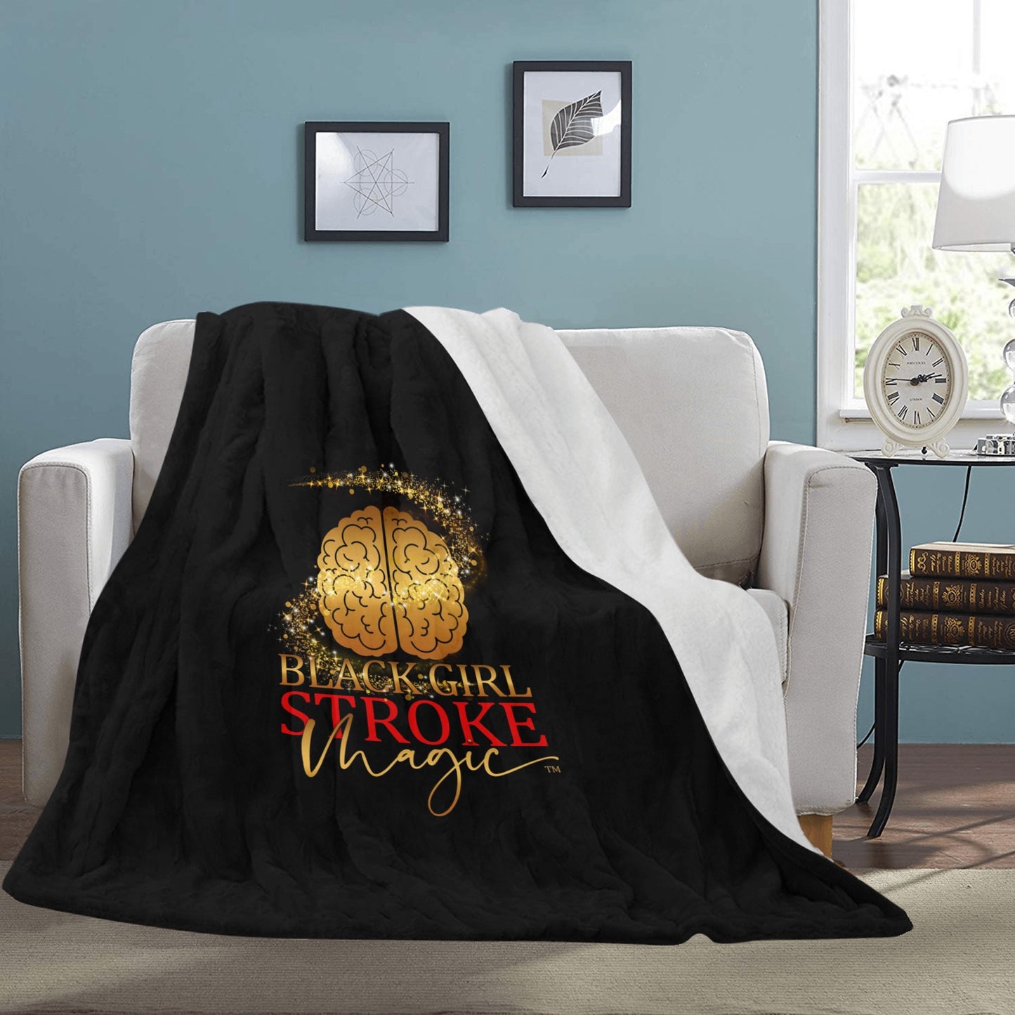 Black Girl Stroke Magic Ultra-Soft Micro Fleece Blanket 70x80