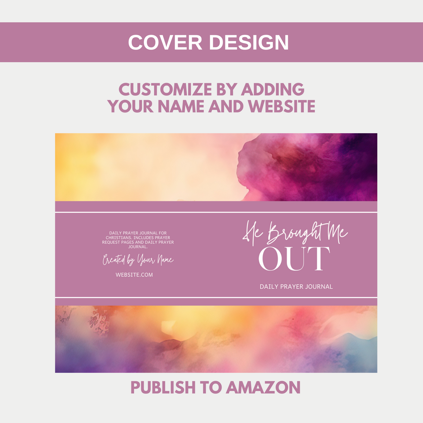 He Brought Me Out Gratitude Journal for KDP (Amazon)