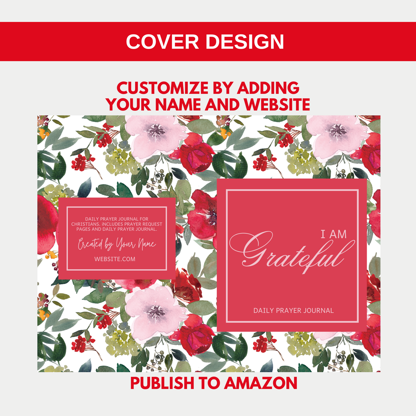 I Am Grateful Gratitude Journal for KDP (Amazon)