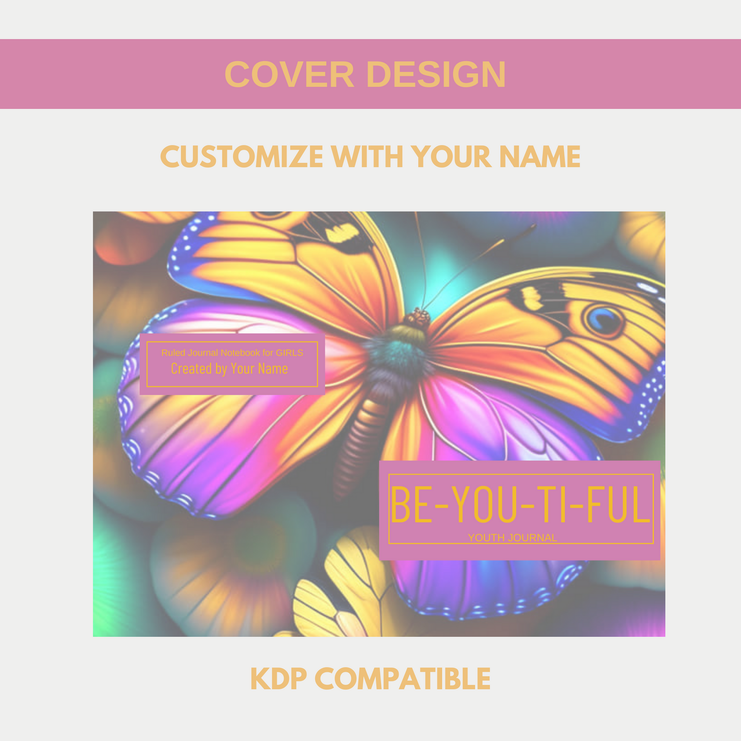 Be-You-Ti-Ful Youth Journal Notebook for KDP (Amazon)