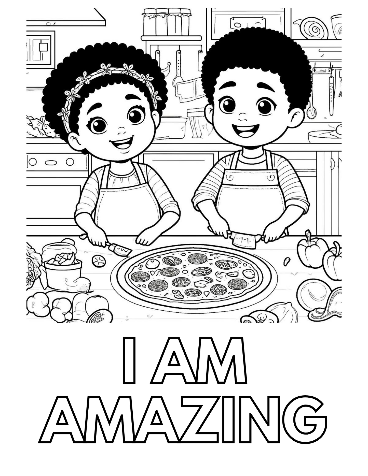 Color Me Healthy: Mommy and Me Coloring Book