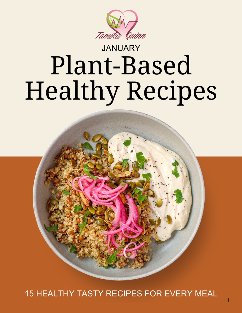 Plant Based Healthy Cookbook