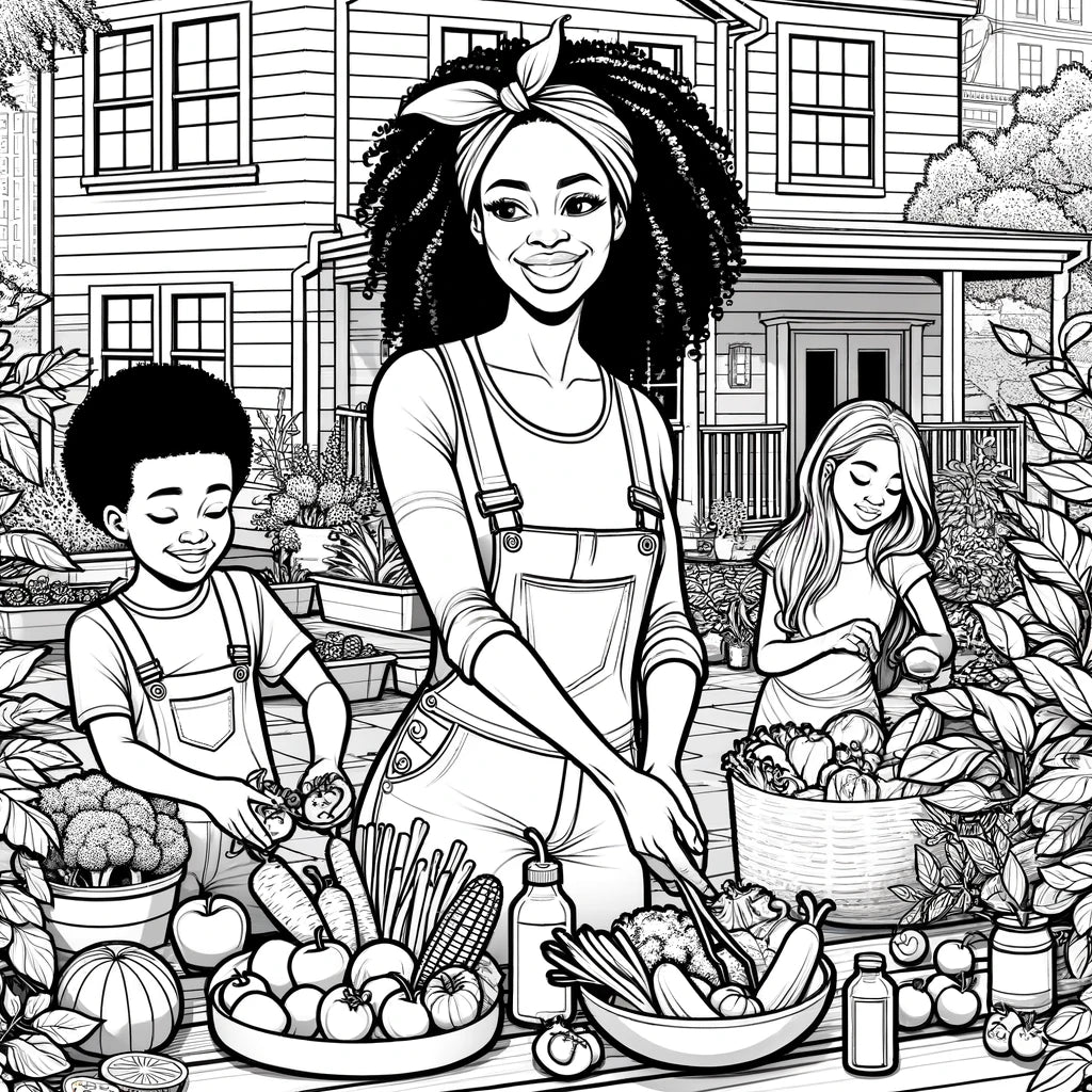 Color Me Healthy: Mommy and Me Coloring Book