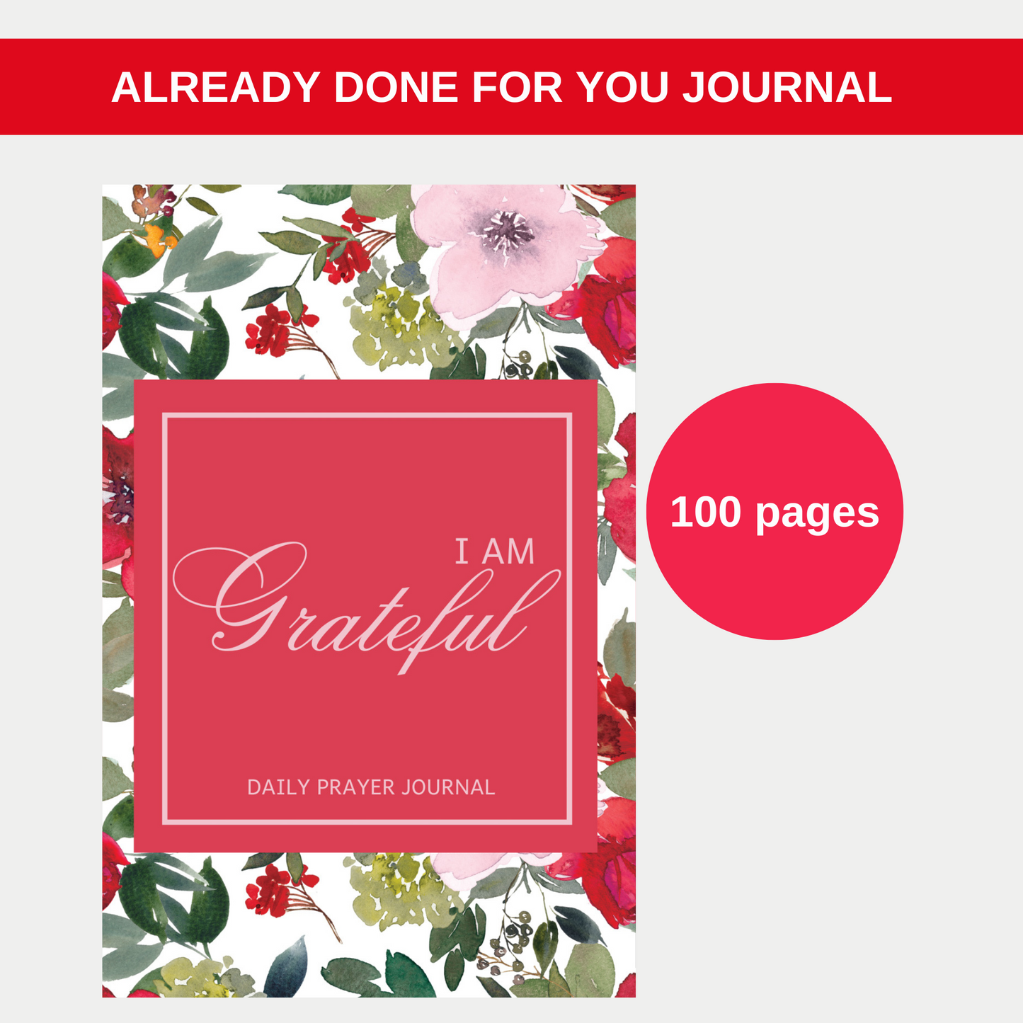 I Am Grateful Gratitude Journal for KDP (Amazon)