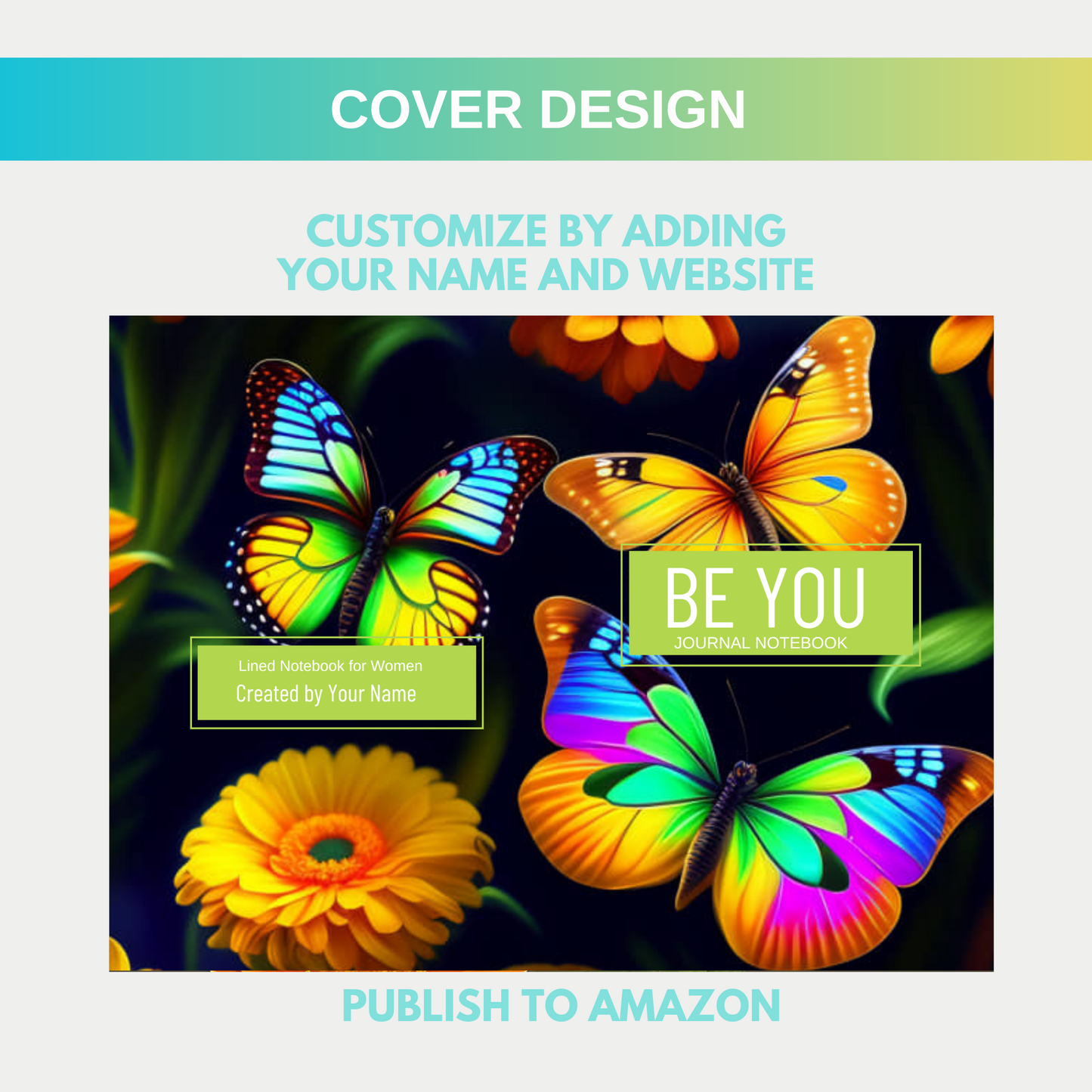 Be You Journal Notebook for KDP (Amazon)