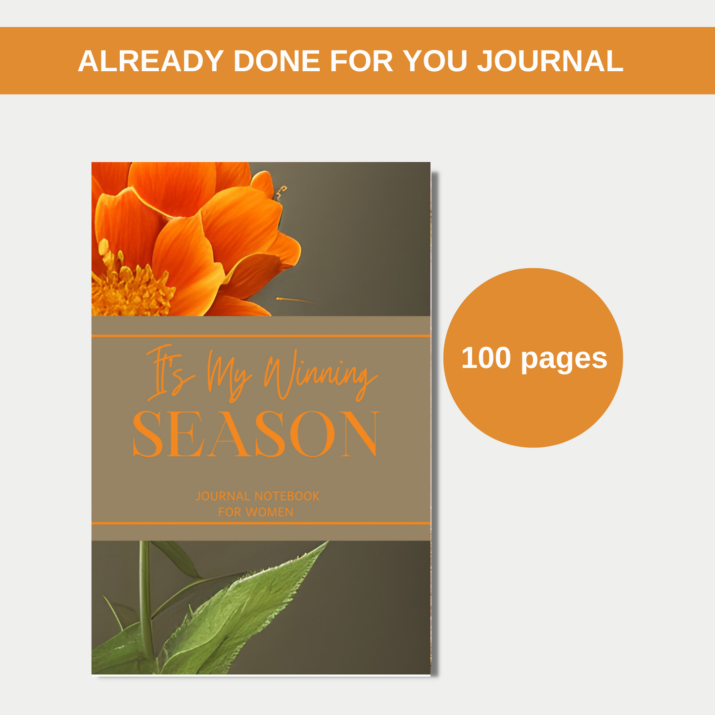 It's My Winning Season Journal for KDP (Amazon)